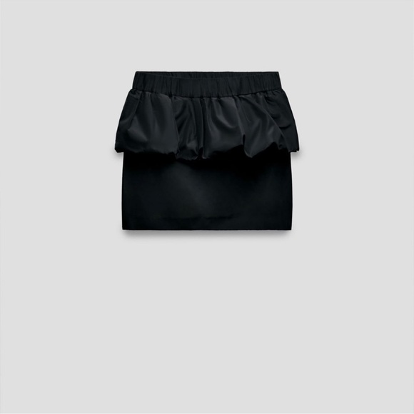 ZARA VOLUMINOUS TAFFETA SKIRT LIMITED EDITION - Picture 8 of 13